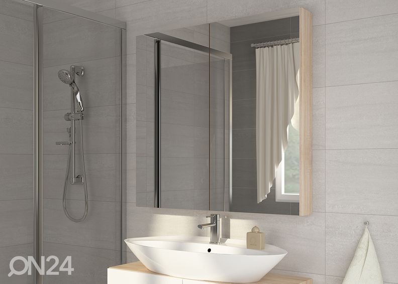 Навесной шкаф для ванной Sheep 100 см увеличить