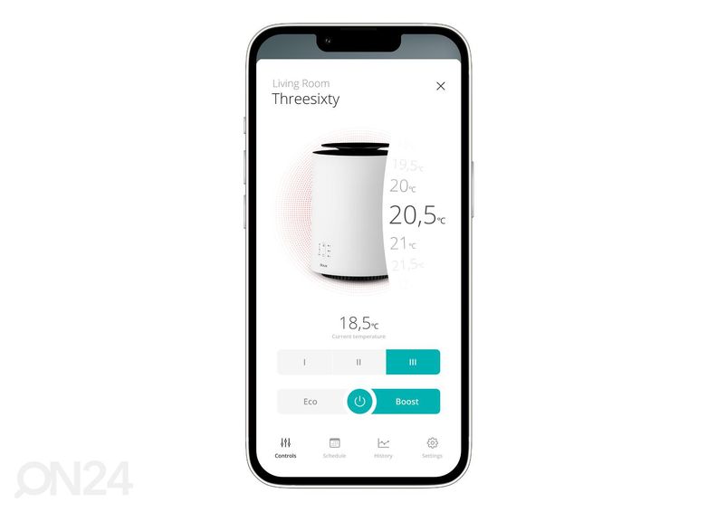 Нагреватель Duux Threesixty Smart Fan + Heater DXCH08, белый увеличить