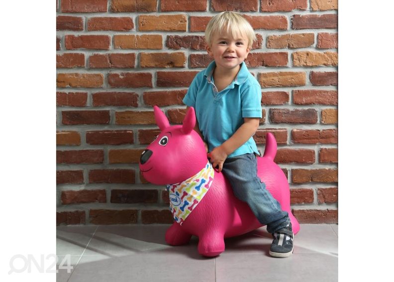 Надувная игрушка-попрыгун Ludi Розовая собака увеличить