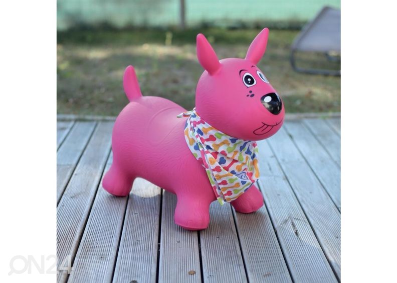 Надувная игрушка-попрыгун Ludi Розовая собака увеличить