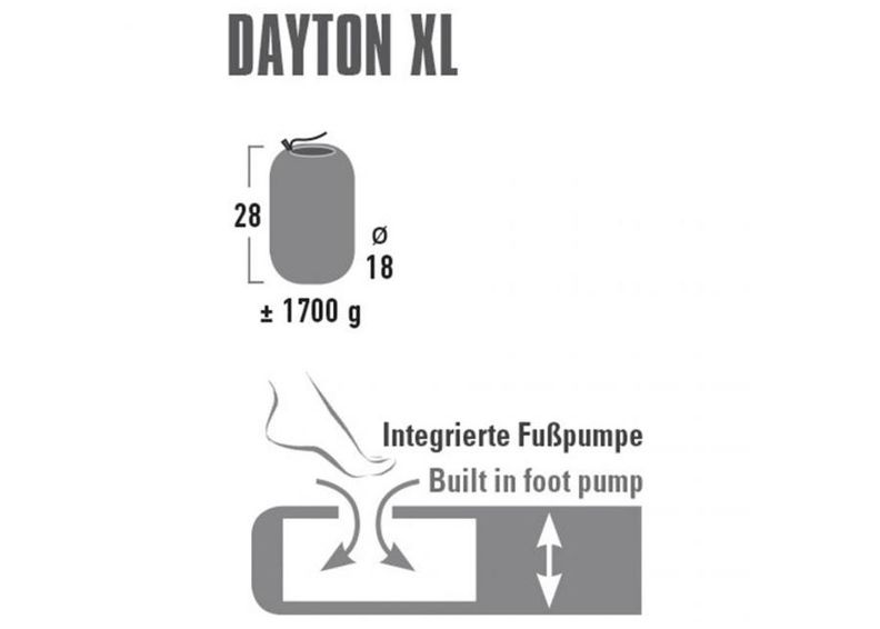 Надувной матрас со встроенным насосом High Peak Dayton XL 197x70x10 см увеличить