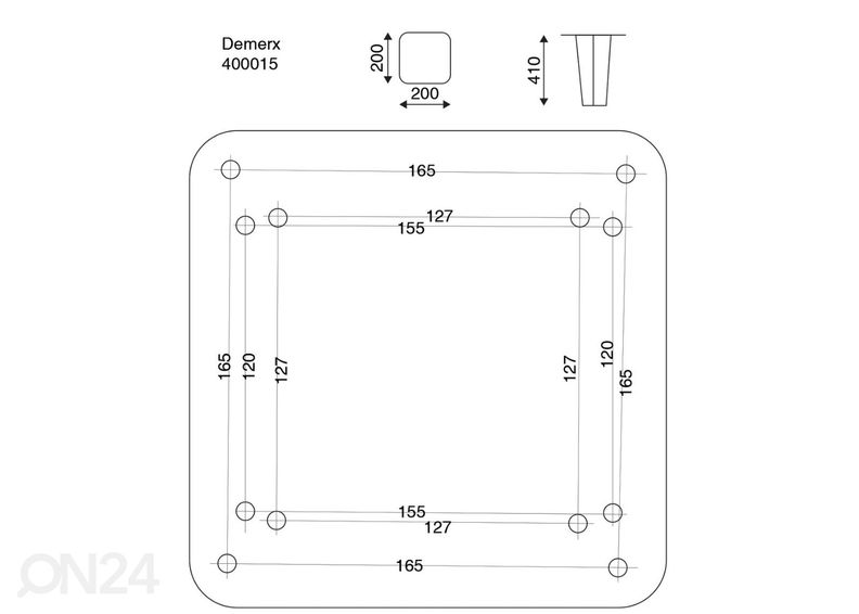 Наземное крепление для уличного душа увеличить