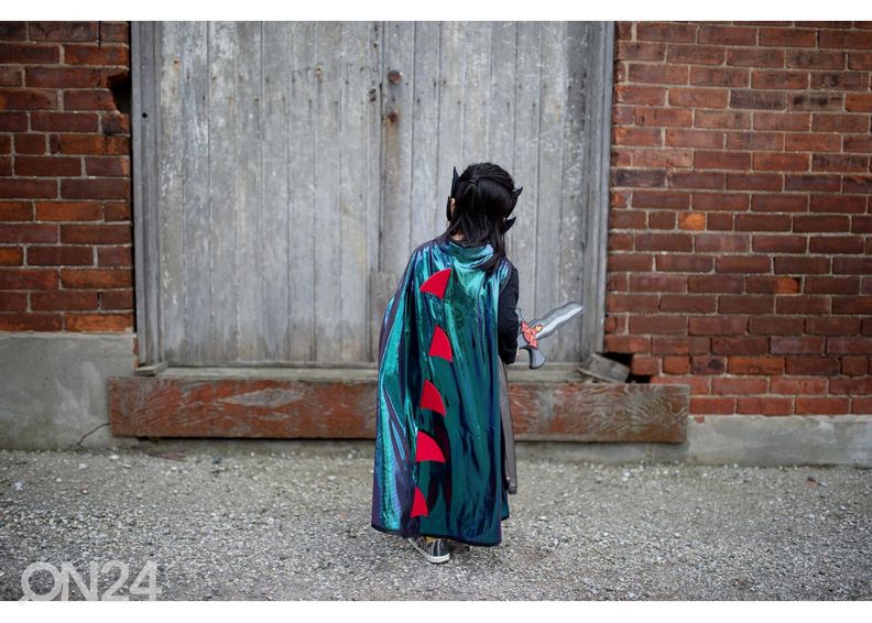 Накидка + маска рыцаря/дракона двусторонняя Great Pretenders 5-6 лет увеличить