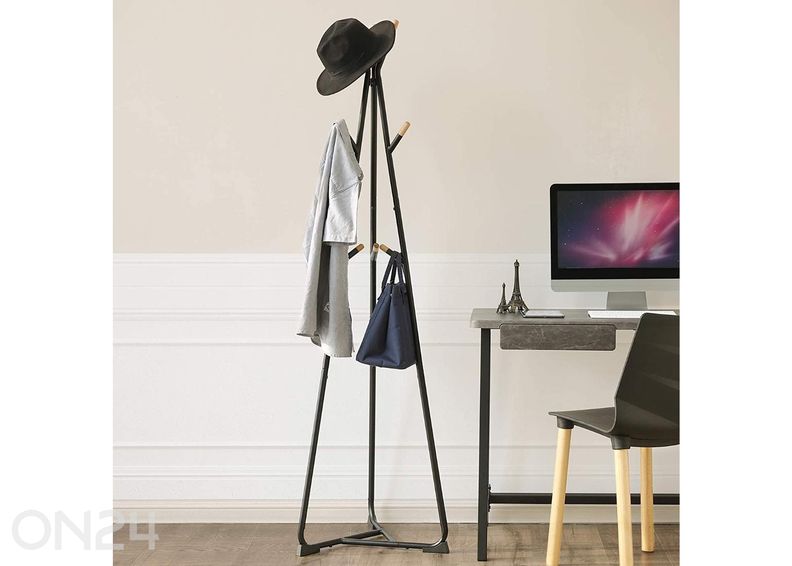 Напольная вешалка, цвет черный увеличить