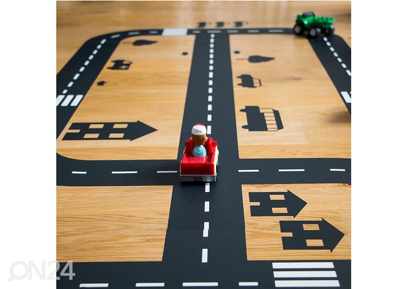 Напольная наклейка Автомобильная дорожка увеличить