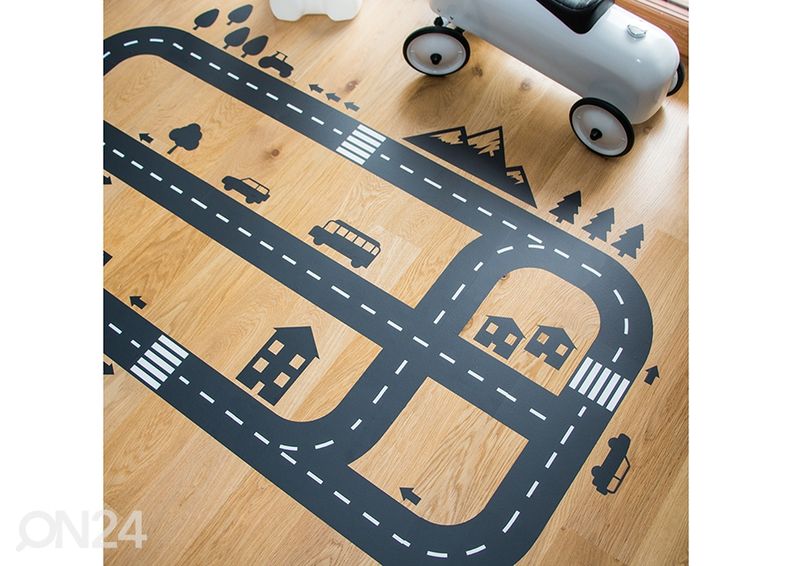 Напольная наклейка Автомобильная дорожка увеличить