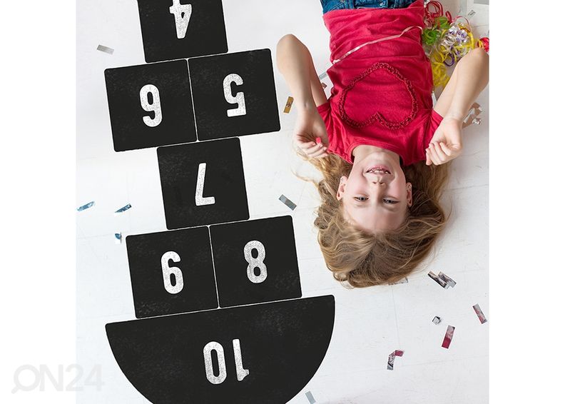 Напольная наклейка Городки, Черная увеличить