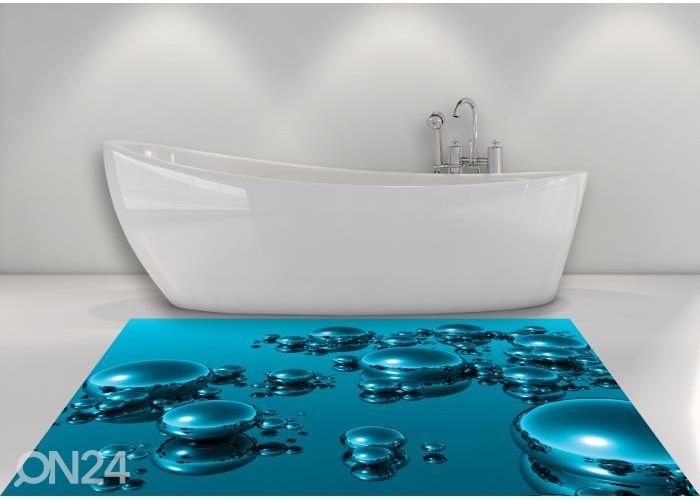 Напольная наклейка 3d drops 255x170 см увеличить