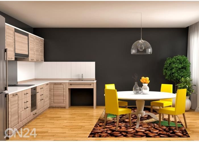 Напольная наклейка Coffee beans 170x170 см увеличить