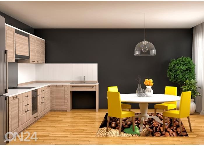 Напольная наклейка Coffee beans 85x170 см увеличить