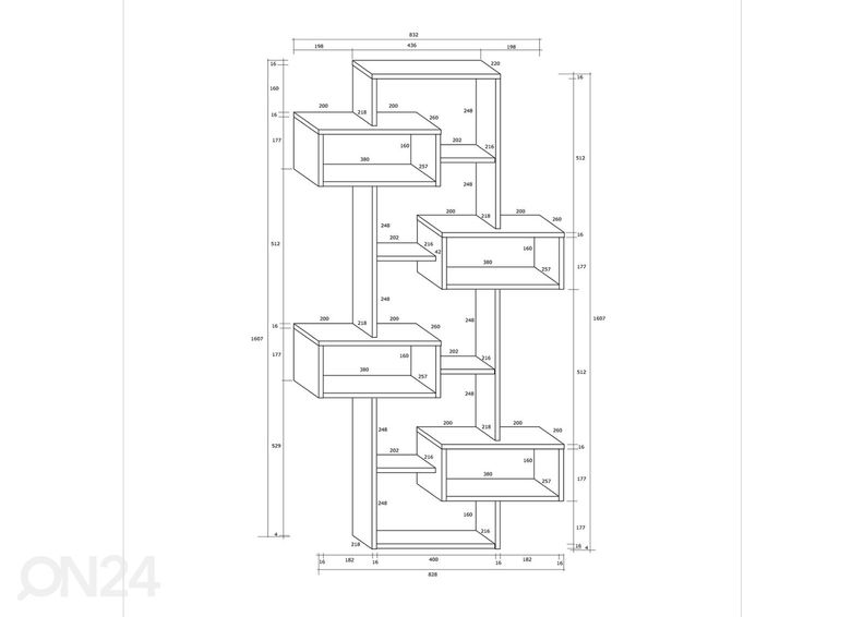 Напольная полка Macroom 83 cm увеличить