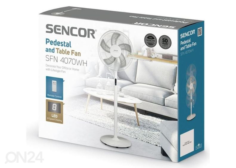 Напольный вентилятор Sencor SFN4070WH увеличить