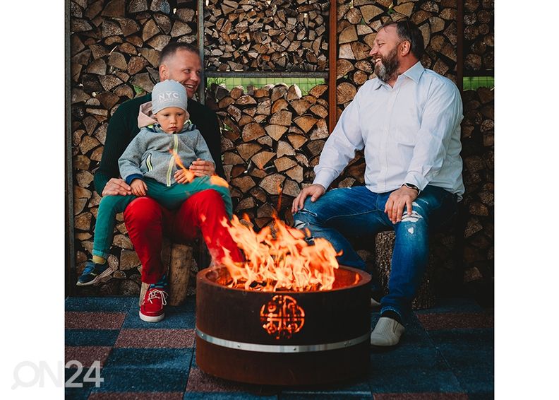 Наружный камин из стали GrillSymbol Lucas Mini увеличить