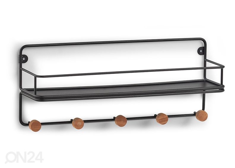 Настенная вешалка с полкой увеличить