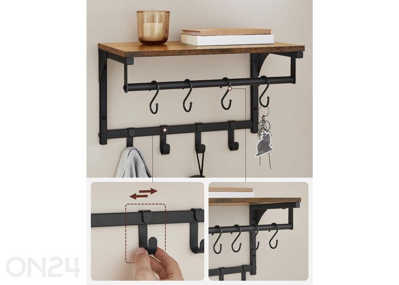 Настенная вешалка 40 см увеличить