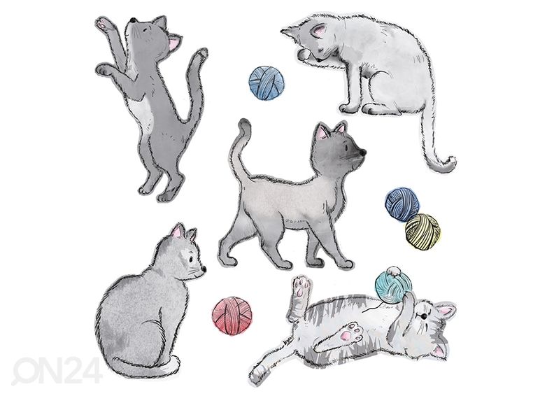 Настенная наклейка Кошки увеличить