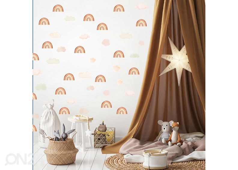 Настенная наклейка Маленькая радуга, бежевая увеличить