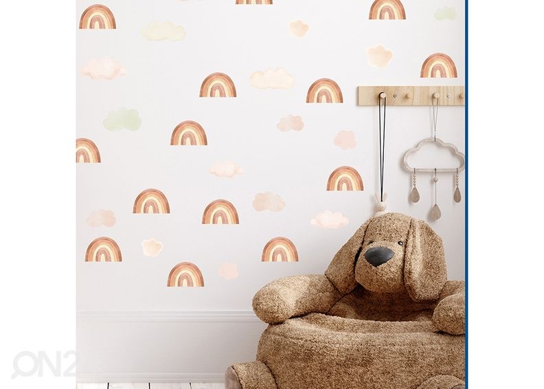 Настенная наклейка Маленькая радуга, бежевая увеличить