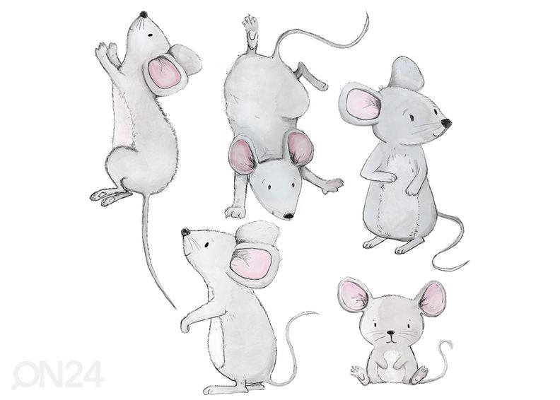 Настенная наклейка Мыши увеличить