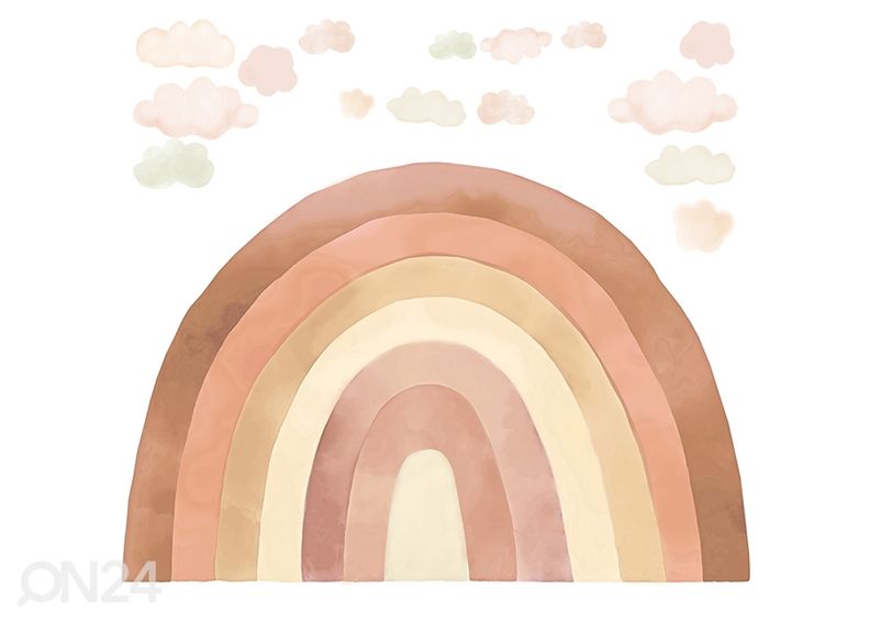 Настенная наклейка Радуга, бежевая увеличить