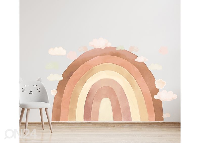 Настенная наклейка Радуга, бежевая увеличить