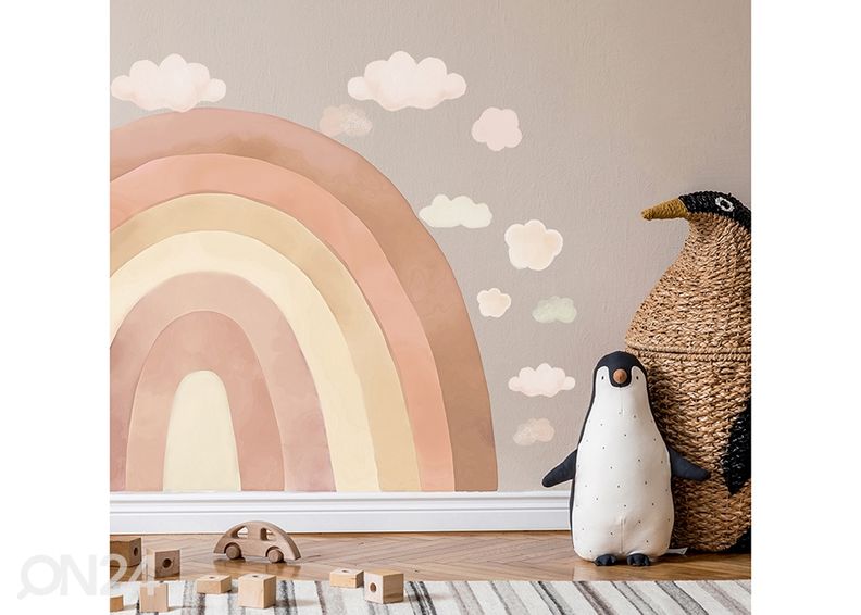 Настенная наклейка Радуга, бежевая увеличить