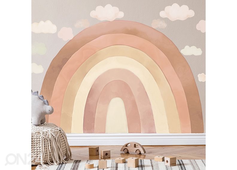 Настенная наклейка Радуга, бежевая увеличить