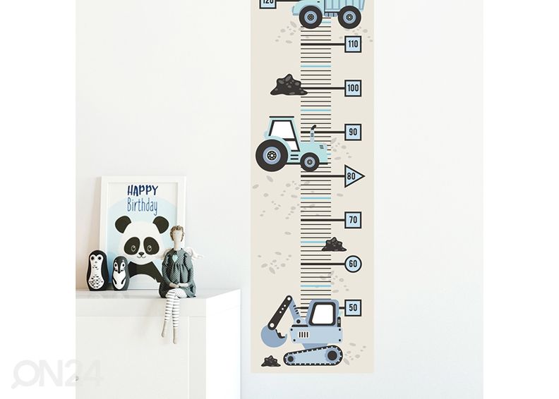 Настенная наклейка Строительные мащины увеличить