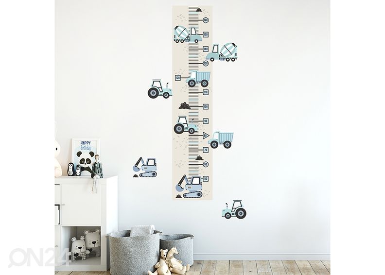 Настенная наклейка Строительные мащины увеличить