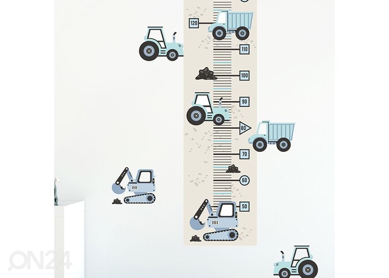 Настенная наклейка Строительные мащины увеличить