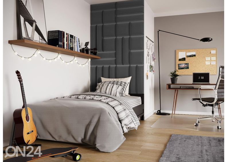 Настенная панель из текстиля 60x15 cm увеличить