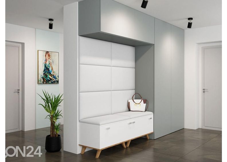 Настенная панель с покрытием из кожзаменителя 70x40 cm увеличить