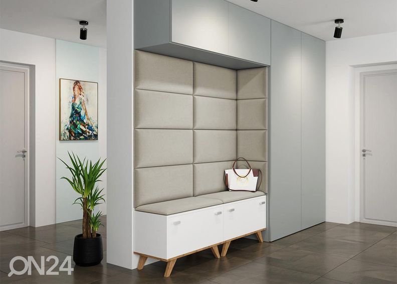 Настенная панель с текстильным покрытием 60x30 cm увеличить