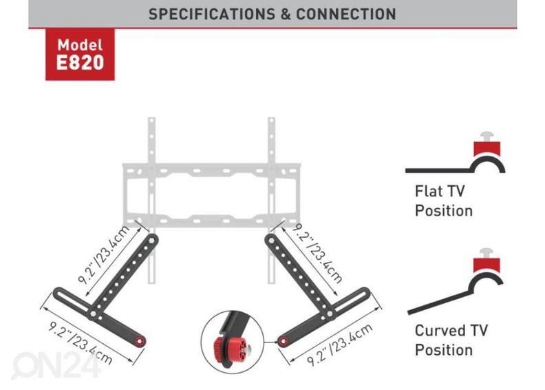 Настенное крепление для саундбара Barkan E820.B увеличить
