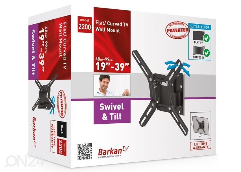 Настенное крепление для телевизора Barkan 2200.B 13 "- 39" увеличить