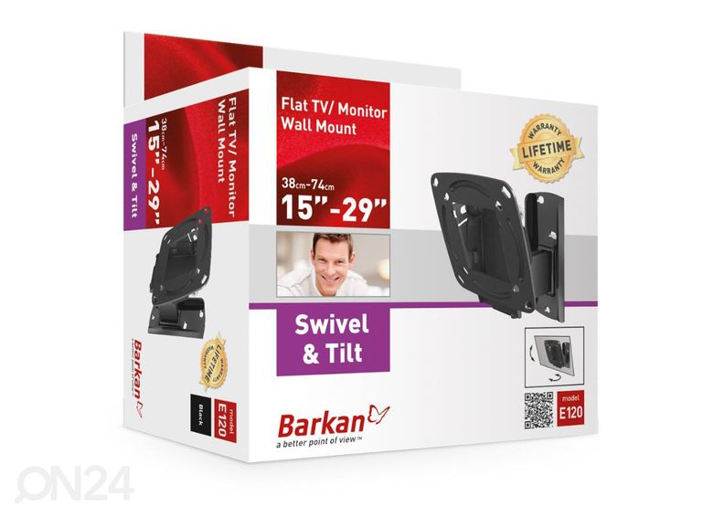 Настенное крепление для телевизора Barkan E120.B 13 "- 29" увеличить