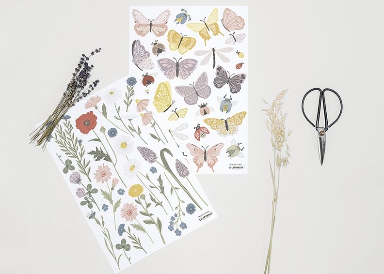 Настенные наклейки A3, Бабочки увеличить