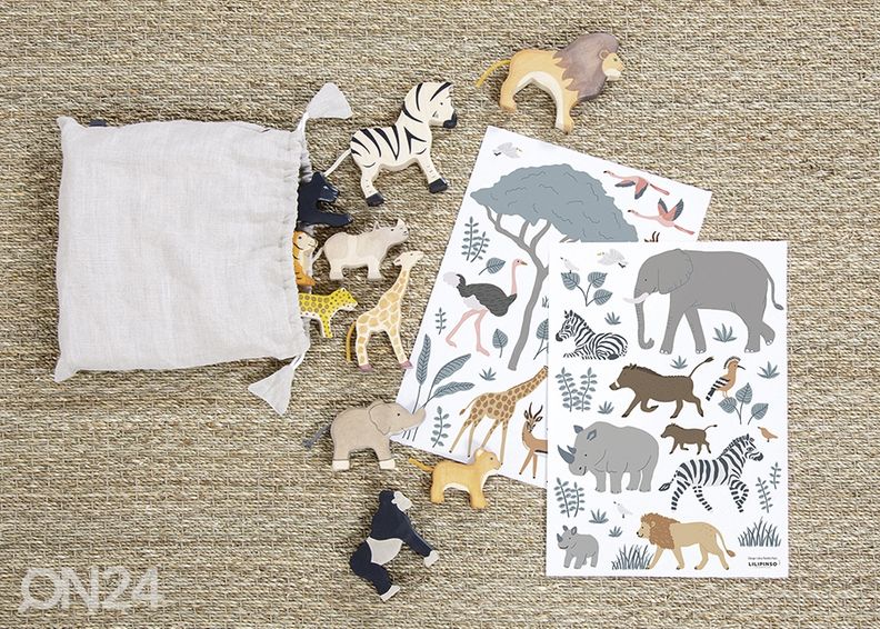 Настенные наклейки A3, Животные увеличить