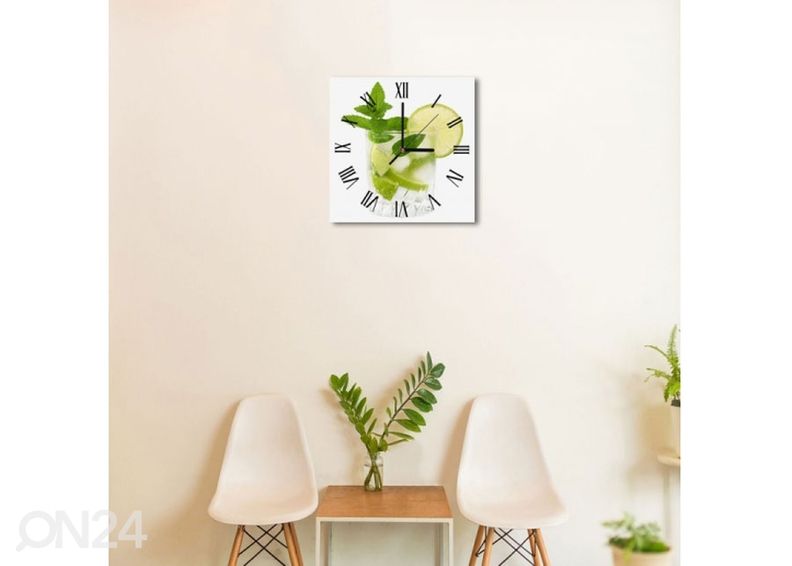 Настенные часы с картиной Mojito увеличить