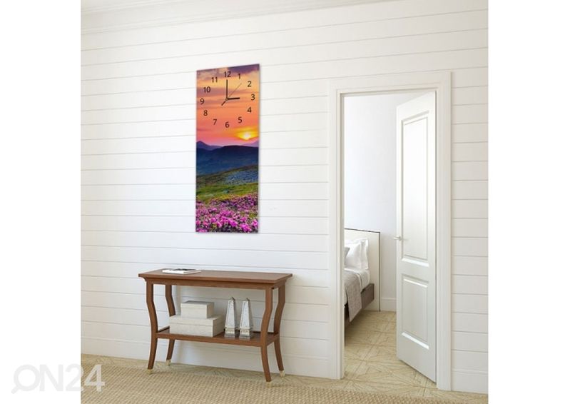 Настенные часы с картиной Mountain at sunset увеличить