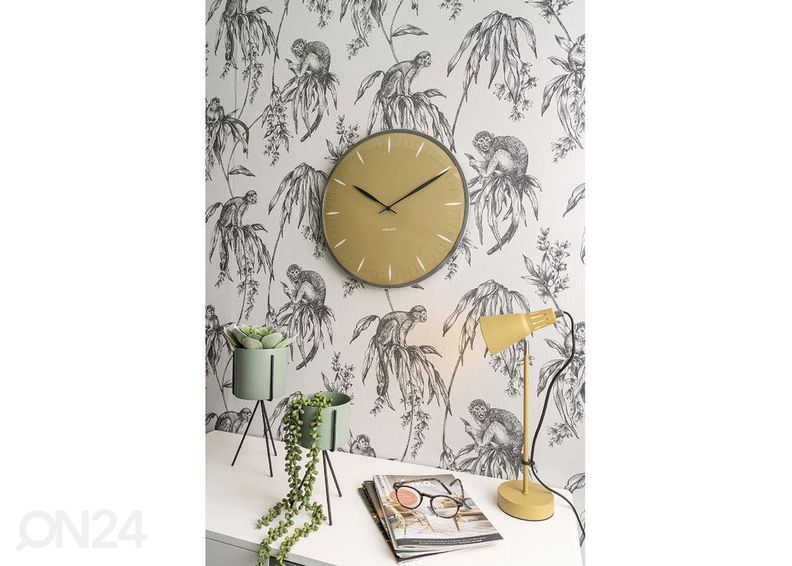 Настенные часы Leaf Jungle жёлтый Ø 40 cm увеличить