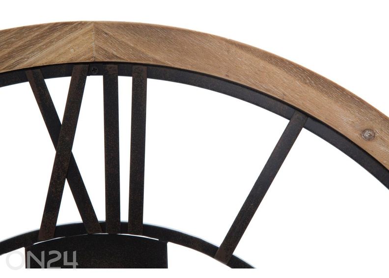 Настенные чясы Ø70 см, коричневые/черные увеличить