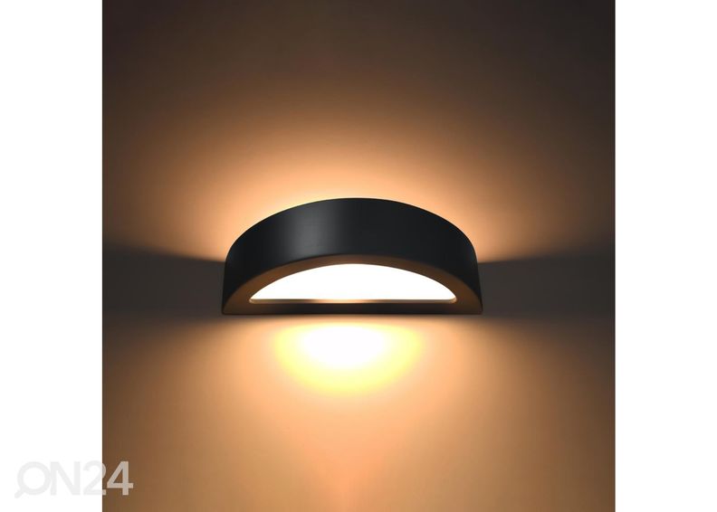 Настенный светильник керамический Atena, черный увеличить