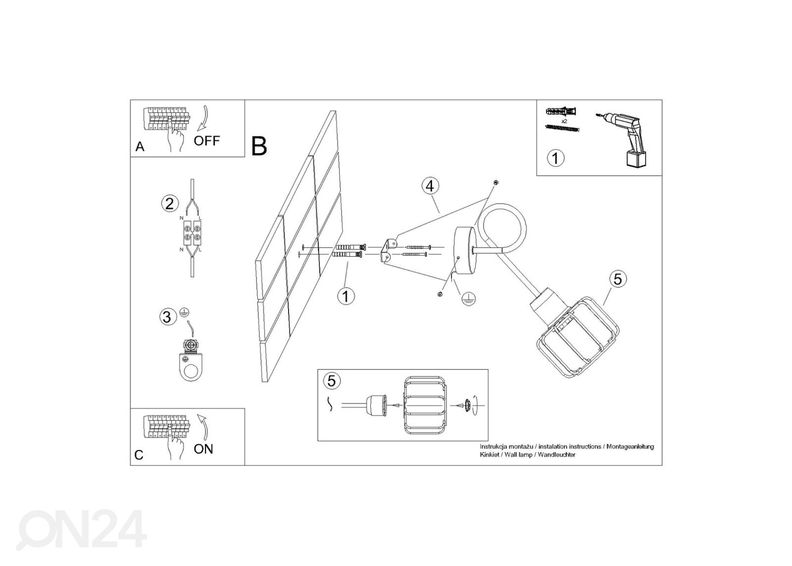 Настенный светильник Beluci 1S, черный увеличить