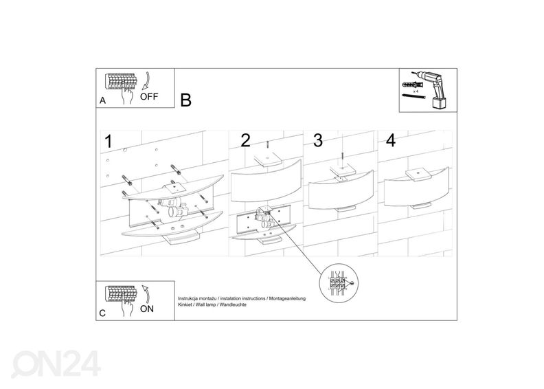 Настенный светильник Emilio увеличить