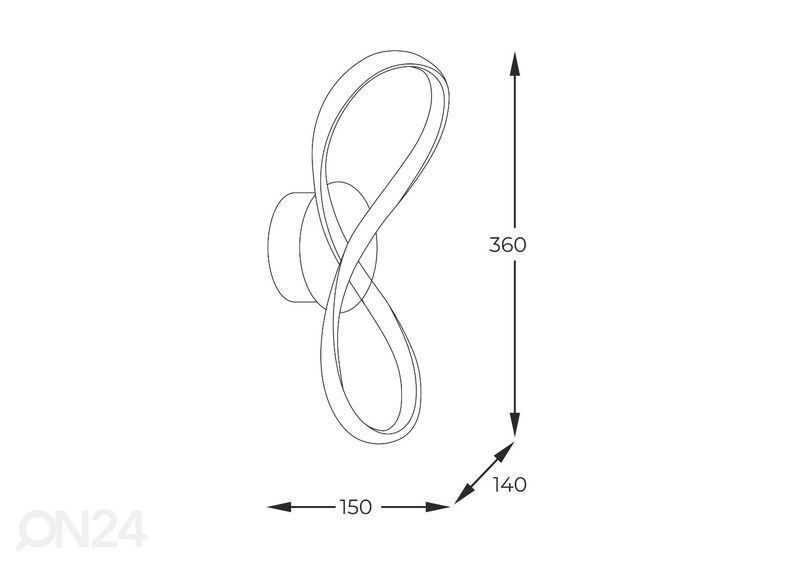 Настенный светильник Fermi Gold увеличить
