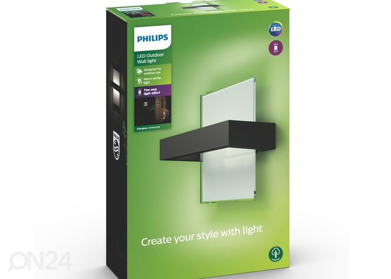 Настенный светильник Philips Afterglow 2x4,5 W 1000lm 2700K увеличить