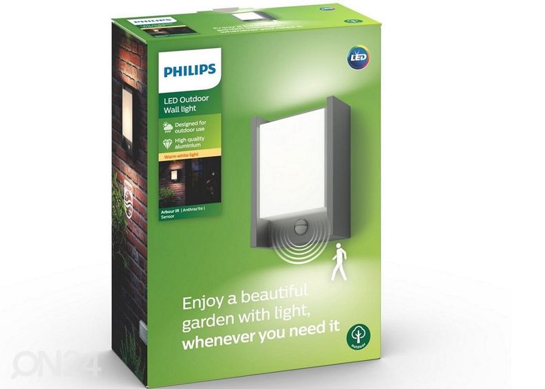 Настенный светильник Philips Arbor с датчиком движения 1x6 Вт 600 лм 2700 K увеличить