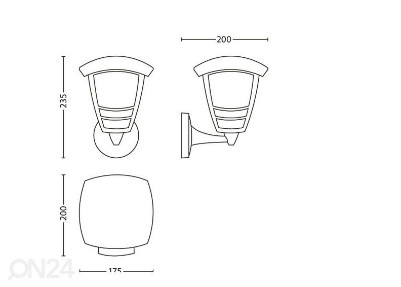 Настенный светильник Philips Creek 1xE27 белый увеличить