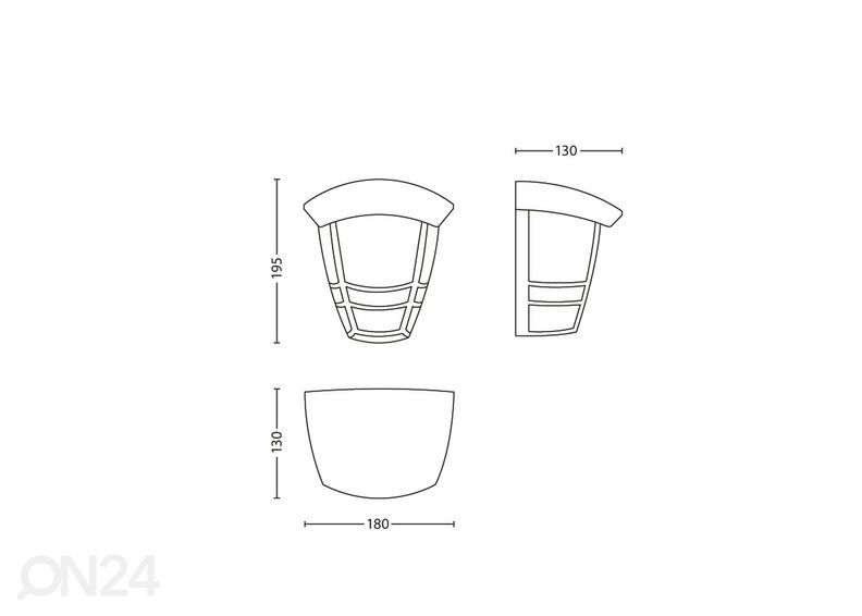 Настенный светильник Philips Creek E27 черный увеличить